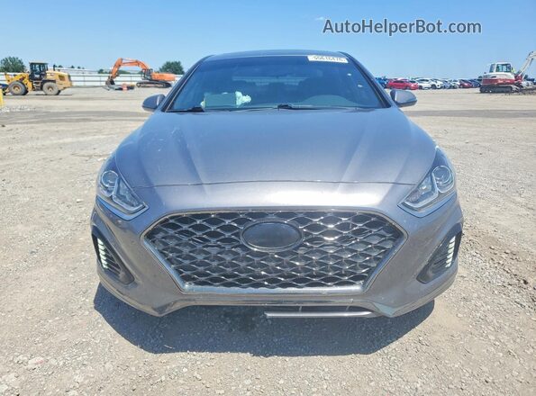 5NPE34AF2JH669480 2018 HYUNDAI SONATA Silver Front view
