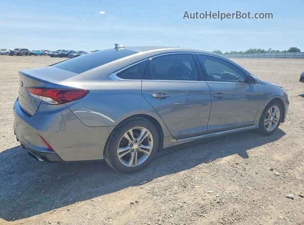 5NPE34AF2JH669480 2018 HYUNDAI SONATA Silver Rear right