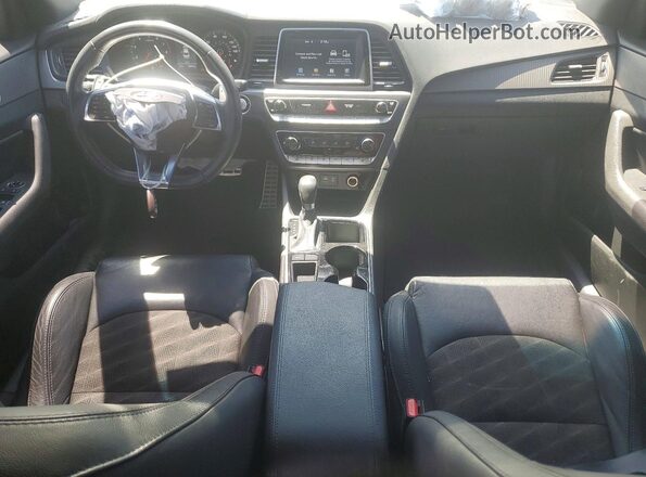5NPE34AF2JH669480 2018 HYUNDAI SONATA Silver Dashboard view