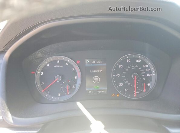 5NPE34AF2JH669480 2018 HYUNDAI SONATA Silver Instrument cluster view