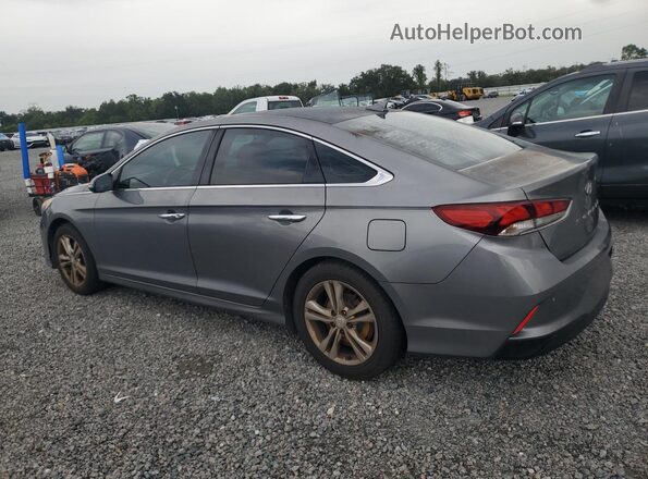 5NPE34AF2JH696419 2018 HYUNDAI SONATA Silver Задня ліва чверть