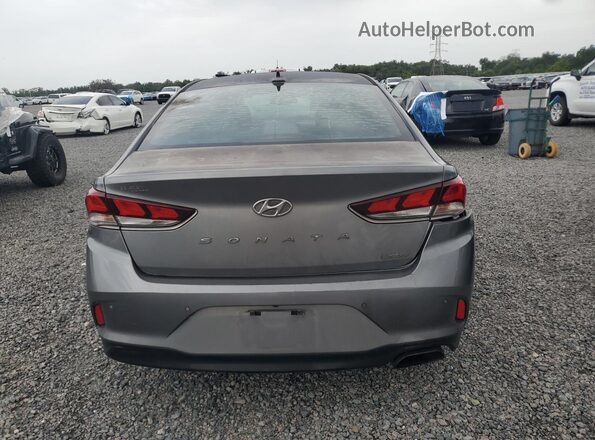 5NPE34AF2JH696419 2018 HYUNDAI SONATA Silver Вид ззаду