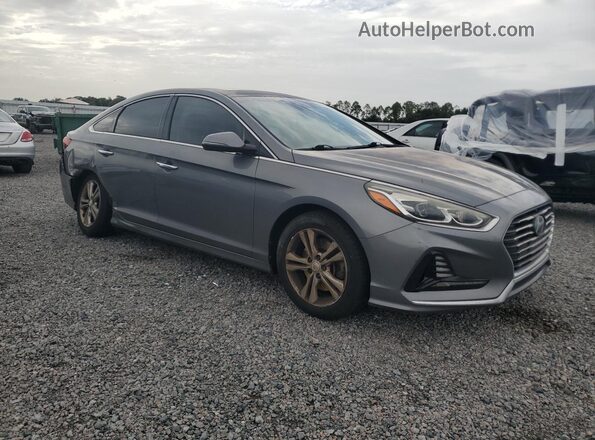 5NPE34AF2JH696419 2018 HYUNDAI SONATA Silver Передня права чверть
