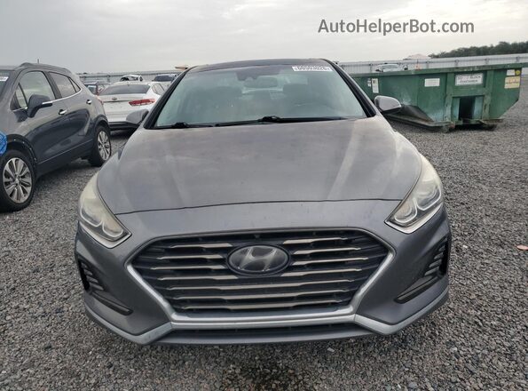 5NPE34AF2JH696419 2018 HYUNDAI SONATA Silver Вид спереду