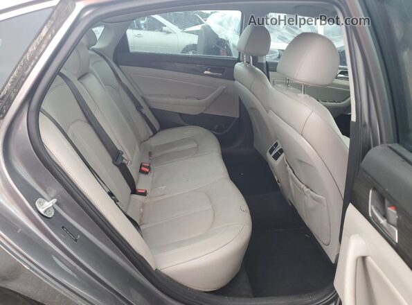 5NPE34AF2JH696419 2018 HYUNDAI SONATA Silver Вид задніх сидінь