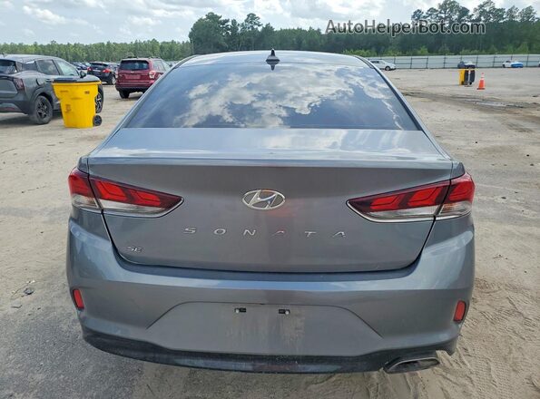 5NPE34AF2JH713512 2018 HYUNDAI SONATA Silver Rear view