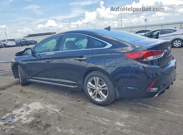 5NPE34AF2JH720265 2018 HYUNDAI SONATA Black Tył lewy