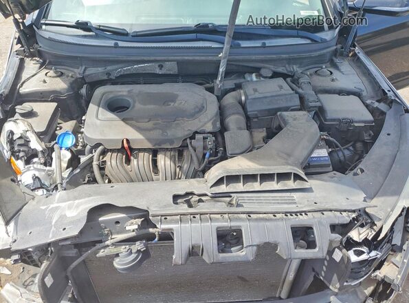 5NPE34AF2JH720265 2018 HYUNDAI SONATA Black Widok wnętrza z tyłu