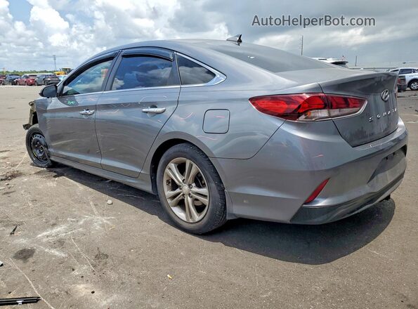 5NPE34AF2KH751761 2019 HYUNDAI SONATA Gray Հետևի ձախ