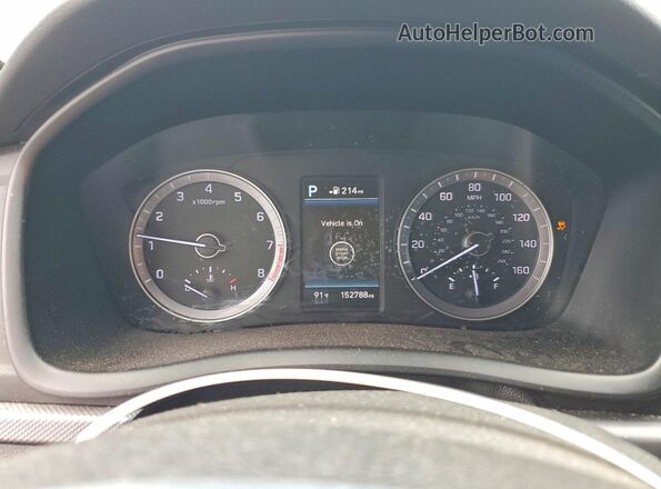5NPE34AF2KH751761 2019 HYUNDAI SONATA Gray Սարքավորումների վահանակի տեսք