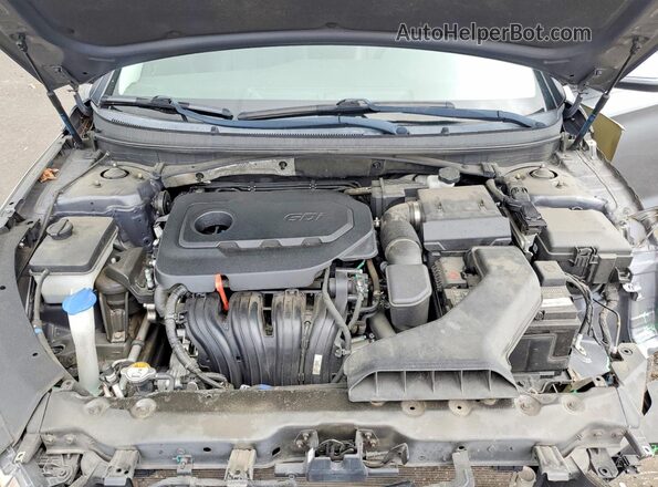 5NPE34AF2KH751761 2019 HYUNDAI SONATA Gray Սալոնի հետևի տեսք