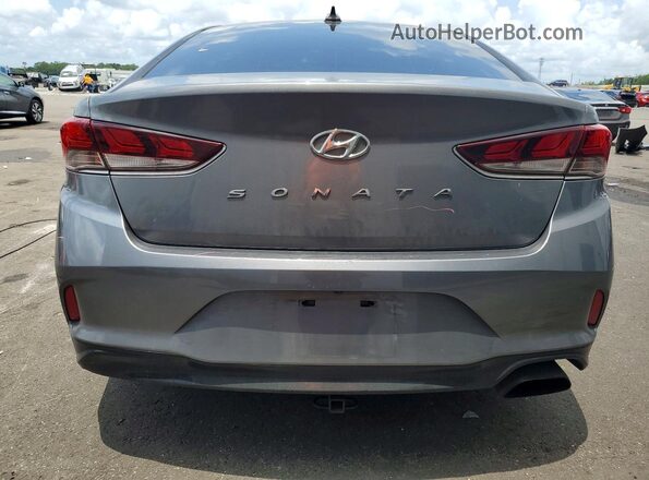 5NPE34AF2KH751761 2019 HYUNDAI SONATA Gray Հետևի տեսք