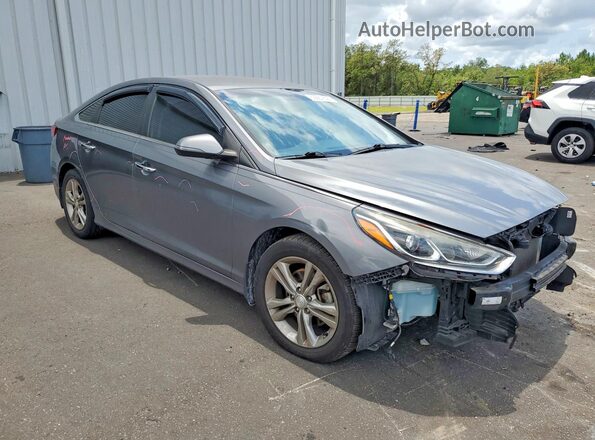 5NPE34AF2KH751761 2019 HYUNDAI SONATA Gray Առջևի աջ