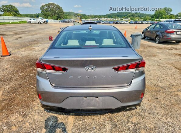 5NPE34AF2KH754515 2019 HYUNDAI SONATA Silver Rear view