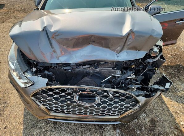 5NPE34AF2KH754515 2019 HYUNDAI SONATA Silver Rear interior view