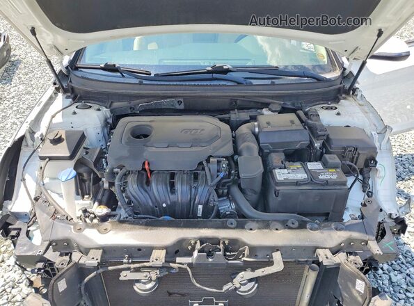 5NPE34AF2KH771931 2019 HYUNDAI SONATA Белый Вид задней части салона