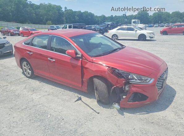 5NPE34AF2KH786509 2019 HYUNDAI SONATA Red Delantero derecho