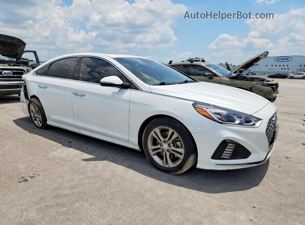 5NPE34AF2KH820710 2019 HYUNDAI SONATA White Przód prawy