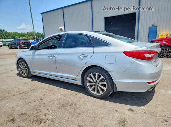 5NPE34AF3GH283496 2016 HYUNDAI SONATA Silver Rear left