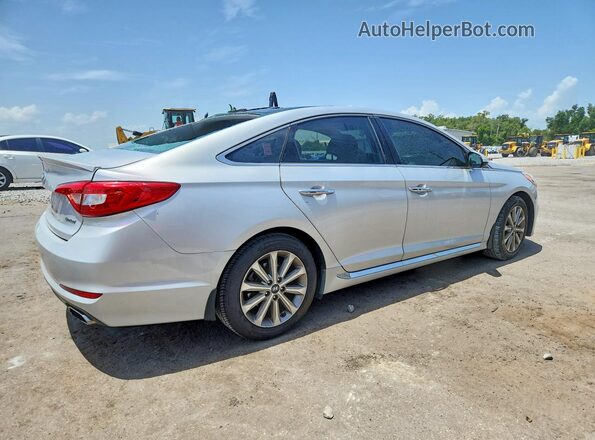 5NPE34AF3GH283496 2016 HYUNDAI SONATA Silver Rear right