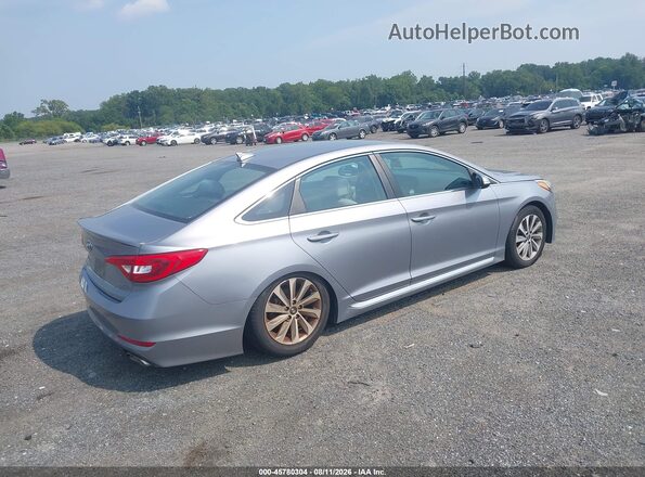 5NPE34AF3GH297852 2016 HYUNDAI SONATA Silver Trasero derecho