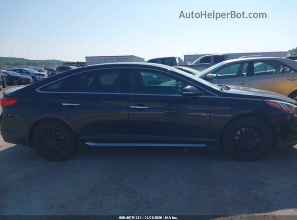 5NPE34AF3GH333121 2016 HYUNDAI SONATA Black Rear interior view