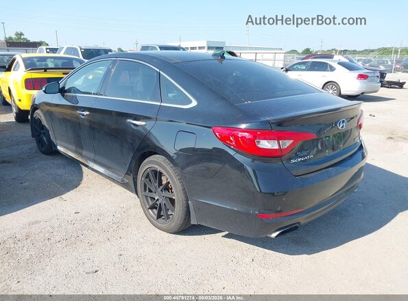 5NPE34AF3GH333121 2016 HYUNDAI SONATA Black Rear left