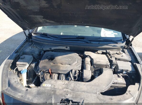5NPE34AF3GH333121 2016 HYUNDAI SONATA Black Rear view