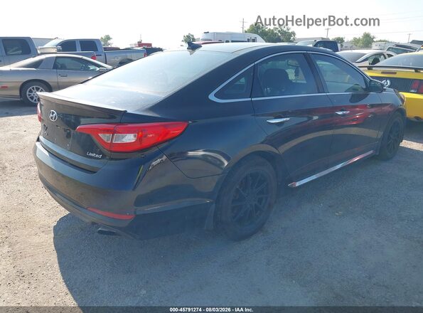 5NPE34AF3GH333121 2016 HYUNDAI SONATA Black Rear right