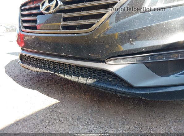 5NPE34AF3GH333121 2016 HYUNDAI SONATA Black Front view