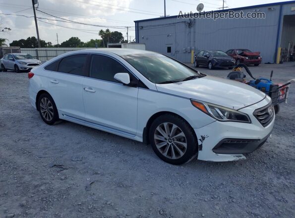 5NPE34AF3GH366880 2016 HYUNDAI SONATA White Передня права чверть
