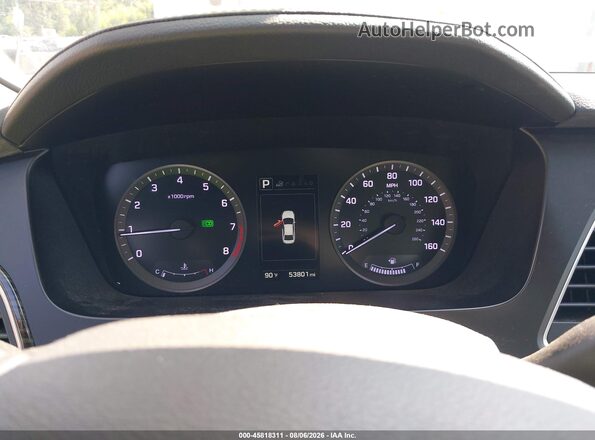 5NPE34AF3GH369326 2016 HYUNDAI SONATA White უკანა სავარძლების ხედი