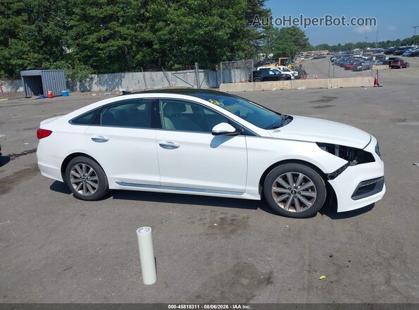 5NPE34AF3GH369326 2016 HYUNDAI SONATA White უკანა სალონის ხედი
