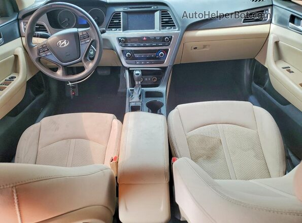 5NPE34AF3GH429833 2016 HYUNDAI SONATA Red Dashboard view