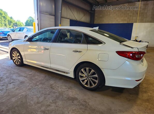 5NPE34AF3HH463594 2017 HYUNDAI SONATA White Rear left