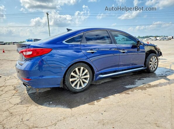 5NPE34AF3HH463868 2017 HYUNDAI SONATA Blue Rear right