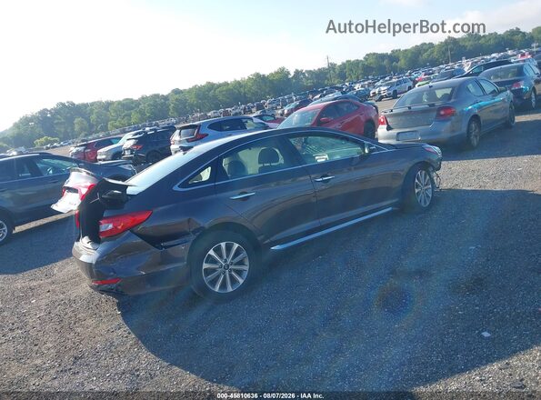 5NPE34AF3HH511482 2017 HYUNDAI SONATA Brown უკანა მარჯვენა