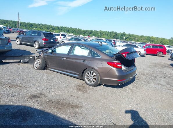 5NPE34AF3HH511482 2017 HYUNDAI SONATA Brown უკანა მარცხენა