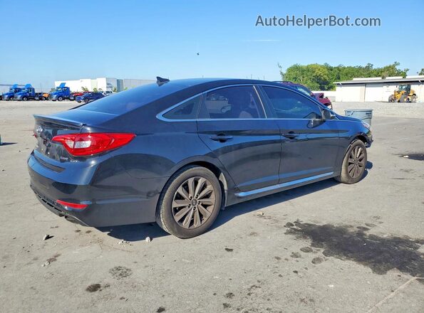 5NPE34AF3HH526838 2017 HYUNDAI SONATA Black უკანა მარჯვენა