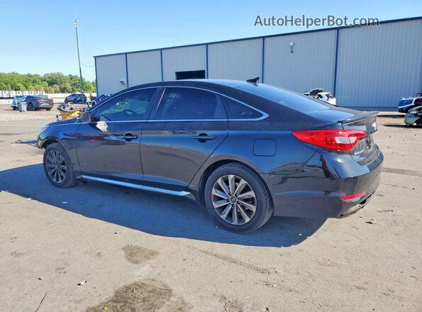 5NPE34AF3HH526838 2017 HYUNDAI SONATA Black უკანა მარცხენა