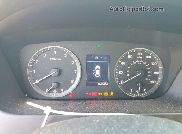 5NPE34AF3HH526838 2017 HYUNDAI SONATA Black ხელსაწყოთა პანელის ხედი
