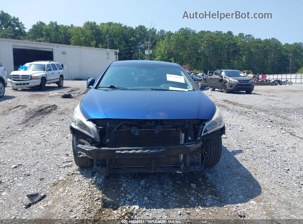 5NPE34AF3HH547303 2017 HYUNDAI SONATA Blue Vista del cuadro de instrumentos