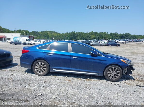 5NPE34AF3HH547303 2017 HYUNDAI SONATA Blue Vista interior trasera