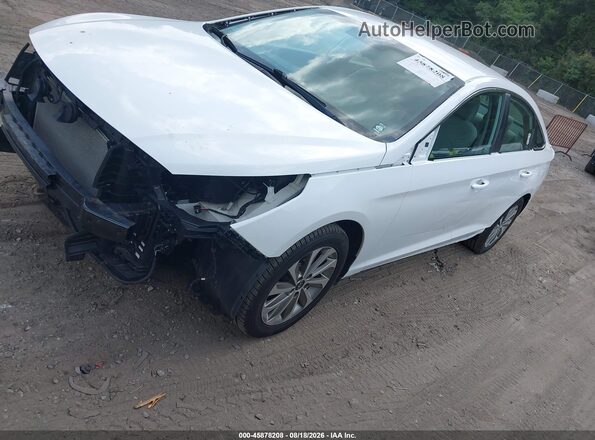 5NPE34AF3HH553473 2017 HYUNDAI SONATA White Przód lewy