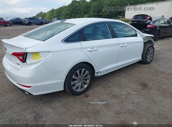 5NPE34AF3HH553473 2017 HYUNDAI SONATA White Tył prawy