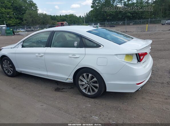 5NPE34AF3HH553473 2017 HYUNDAI SONATA White Tył lewy
