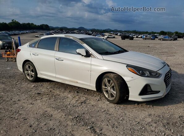 5NPE34AF3JH629683 2018 HYUNDAI SONATA White Delantero derecho