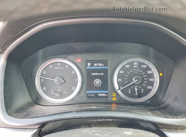 5NPE34AF3JH629683 2018 HYUNDAI SONATA White Vista del cuadro de instrumentos