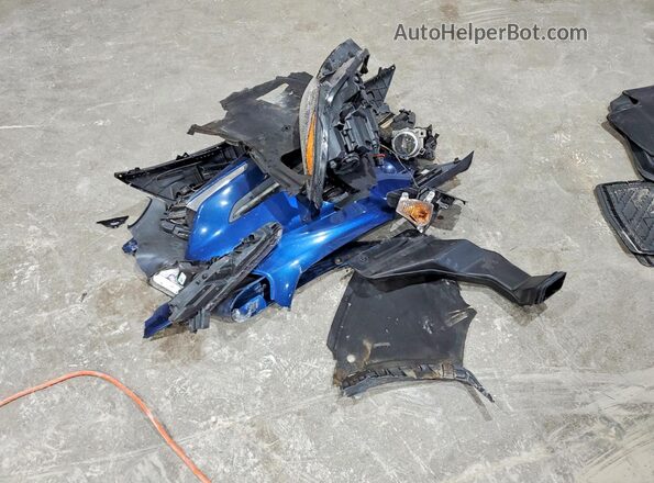 5NPE34AF3JH634169 2018 HYUNDAI SONATA Blue ძრავის განყოფილების ხედი