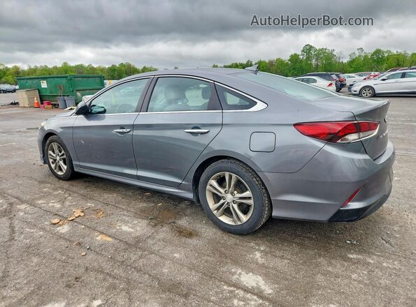 5NPE34AF3JH635600 2018 HYUNDAI SONATA Gray Задня ліва чверть